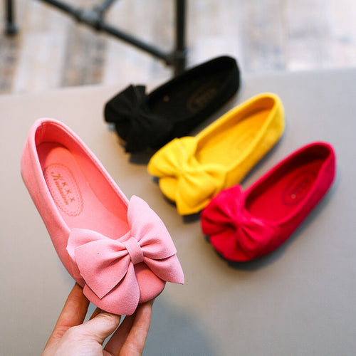 Fashion Girls Princess Dance Flat Shoes Kids Girl Dress Party Shoes Children Single First Walkers Soft Non-Slip Crib Shoes Girls